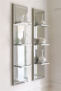 Image result for Mirrored Shelves