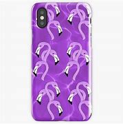 Image result for Flamingo Phone Case Purple and Black