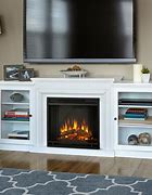 Image result for tv consoles with fireplaces