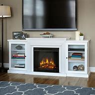 Image result for Low Profile Entertainment Center with Fireplace