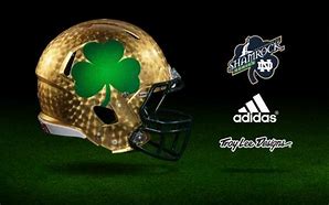 Image result for Notre Dame Football Shamrock Logo HD