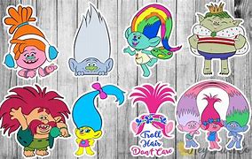 Image result for Trolls Princess Stickers