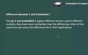 Image result for Difference Between C and Embedded C