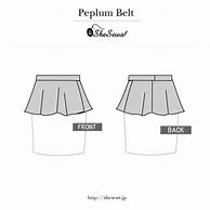 Image result for Peplum Belt
