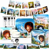 Image result for Bob Ross Birthday Party Printable