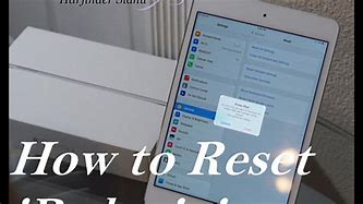 Image result for Reset iPad to Original Settings
