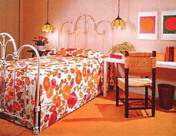 Image result for 1960s Bedroom Decor