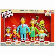 Image result for Simpsons Bendable Figures