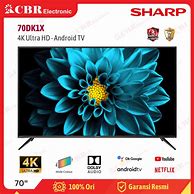 Image result for Cari Kardus TV Sharp 70 In