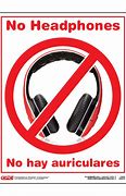 Image result for No hEadphones