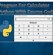 Image result for Simple Python Calculator Code