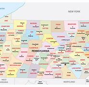 Image result for State Map of PA