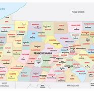Image result for State Map of Pennsy