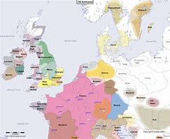 Image result for Europe Map 700 AD