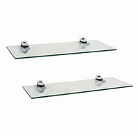 Image result for Glass Shelf Floating Arms