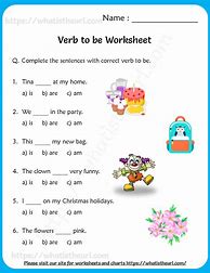 Image result for Verbs Worksheet Grade 2