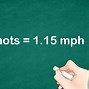 Image result for What Is 500 Knots in Mph