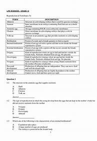 Image result for Grade 12 Life Sciences Notes