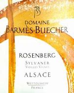 Image result for Barmes Buecher Sylvaner Rosenberg Wettolsheim Vieilles Vignes
