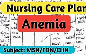 Image result for Anemia Nursing Care Plan