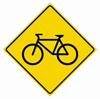 Image result for Cycle Crossing Sign
