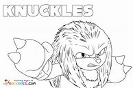 Image result for Knuckles vs Coloring Pages