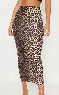 Image result for Long Cheetah Print Skirt