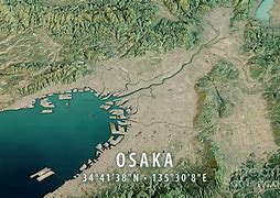 Image result for Osaka Topographic Map