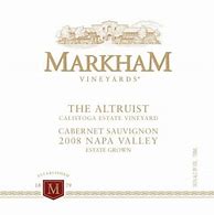 Image result for Markham Cabernet Sauvignon The Altruist