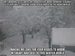 Image result for Snow Blanket Meme