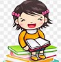 Image result for Children with Books Clip Art