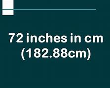 Image result for 72 Inch to Cm