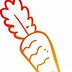 Image result for Cartoon Carrot Outline