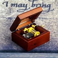 Image result for Small Wood Music Box