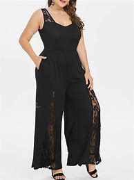 Image result for Lace Plus Size Jumpsuits