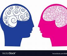 Image result for Male and Female Brain Cartoon