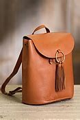 Image result for Medium Size Leather Backpack Purse