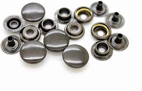 Image result for Snap Fasteners Black