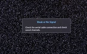 Image result for Static Weak or No Signal