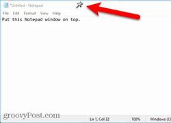 Image result for Pin Window On Top