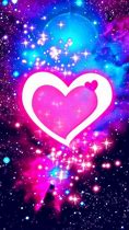 Image result for Blue Galaxy Heart