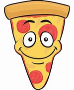 Image result for Cartoon Pizza with Face