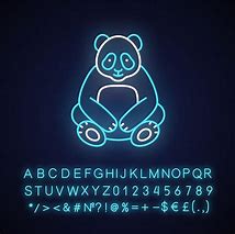 Image result for Image of a Logo of Neon Panda