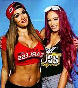 Image result for Nikki Bella and Sasha Banks