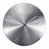 Image result for Kitchen Wall Clock Silver