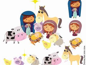 Image result for Nativity Scene Animals Clip Art