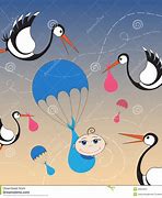 Image result for Funny Stork Baby Cartoon