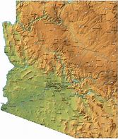 Image result for Large Map Arizona