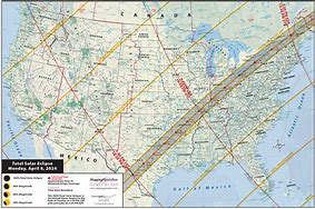 Image result for 2024 Eclipse Map
