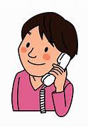 Image result for Talking On Telephone Clip Art